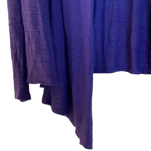 Woman Chicos sweater asymmetrical purple ish blue. Long sleeve size Small
C - Picture 3 of 8